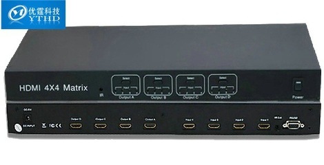 优质厂家供应HDMI矩阵 4K高清多路切换解决方案